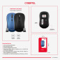 MOUSE INALAMBRICO CYBERTEL NEWTON CYB M319 AZUL MOUSE INALAMBRICO CYBERTEL NEWTON CYB M319 AZUL