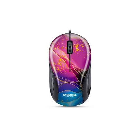 MOUSE USB CYBERTEL GARNETT CYB M206 C/DISEÑO
