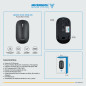 MOUSE INALAMBRICO MICRONICS LUDICO MIC M722 - 3M BT - WIFI RECARGABLE MOUSE INALAMBRICO MICRONICS LUDICO MIC M722 - 3M BT - WIFI RECARGABLE