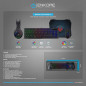 COMBO GAMER 4 EN 1 ENKORE BRAIN4 ENT G1005-4 TECLADO + MOUSE + AUDIFONO  PAD MOUSE RGB