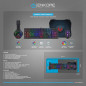 COMBO GAMER ENKORE BRAVIO4 ENT G1000-4 4 EN 1TECLADO + MOUSE + AUDIFONO + PAD MOUSE  RGB