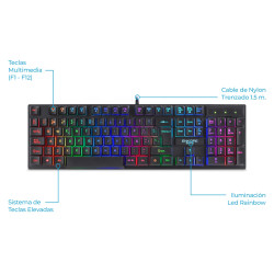 COMBO GAMER 3 EN 1 ENKORE BRAVIO3 G1000-3 TECLADO + MOUSE + PAD MOUSE