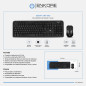 KIT INALAMBRICO ENKORE EBONY ENK T800 TECLADO + MOUSE