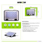 COOLER PARA LAPTOP AIRBOOM BOREAL+ AB 18 COOLER PARA LAPTOP AIRBOOM BOREAL+ AB 18