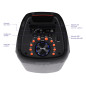PARLANTE PORTATIL MAXTRON MAXIM MX313W 313W BT - SD - USB - FM