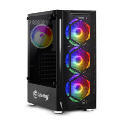 CASE O GABINETE GAMER CYBERTEL STRIKER CBX5013K RGB VIDRIO TEMPLADO