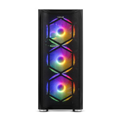 CASE O GABINETE GAMER CYBERTEL STRIKER CBX5013K RGB VIDRIO TEMPLADO