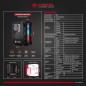 CASE O GABINETE GAMER CYBERTEL SAMURAI CBX5021 RGB VIDRIO TEMPLADO