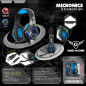 AUDIFONO GAMER MICRONICS THERODACTIL MIC HG800-P4 AUDIFONO GAMER MICRONICS THERODACTIL MIC HG800-P4