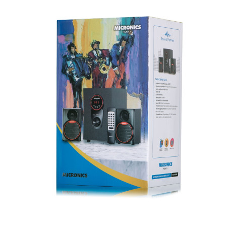 PARLANTE MICRONICS FUNKY MIC S7077BT SISTEME DE AUDIO BLED FM SD - USB - BT