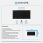 TECLADO USB ENKORE GEOX SLIM ENK303 MULTIMEDIA