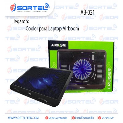 cooler para laptop de 14 pullgadas airboom ab-021