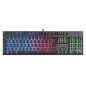 TECLADO GAMER USB CYBERTEL ELEMENT CYB K500 RGB