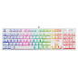 TECLADO GAMER USB CYBERTEL XTREME CYB K505W BLANCO TECLADO GAMER USB CYBERTEL XTREME CYB K505W BLANCO