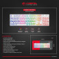 TECLADO GAMER USB CYBERTEL XTREME CYB K505W BLANCO TECLADO GAMER USB CYBERTEL XTREME CYB K505W BLANCO
