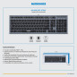 TECLADO USB MICRONICS MILANO MIC K704X MULTIMEDIA