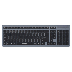 TECLADO USB MICRONICS MILANO MIC K704X MULTIMEDIA
