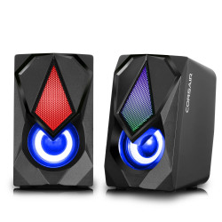 PARLANTE MICRONICS CORSAIR MIC S309-9 RGB PARA PC 2" 8W
