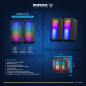 PARLANTE MICRONICS LUXOR MIC S305 RGB PARA PC PARLANTE MICRONICS LUXOR MIC S305 RGB PARA PC