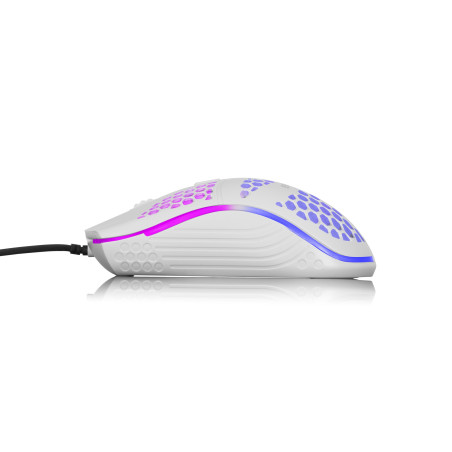 MOUSE USB GAMER ENKORE GEOX WHITE EKM121 RGB