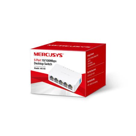 SWITCH MERCUSYS MS105 5 PUERTOS 10/100 MBPS