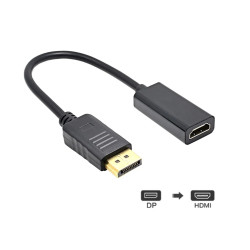 ADAPTADOR COMVERSOR DE DISPLAYPORT A HDMI FHD 2K 4K