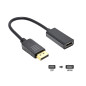 ADAPTADOR COMVERSOR DE DISPLAYPORT A HDMI FHD 2K 4K