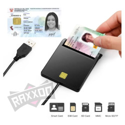 LECTOR DE DNI ELECTRONICO SMART CARD USB DIGITAL