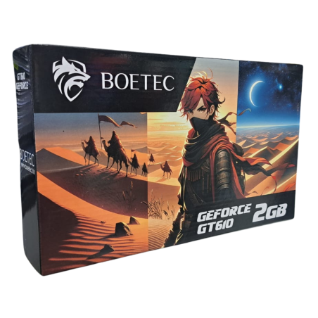TARJETA DE VIDEO BOETEC GEFORCE GT610 2GB DDR3 64BITS CHIP NVIDIA