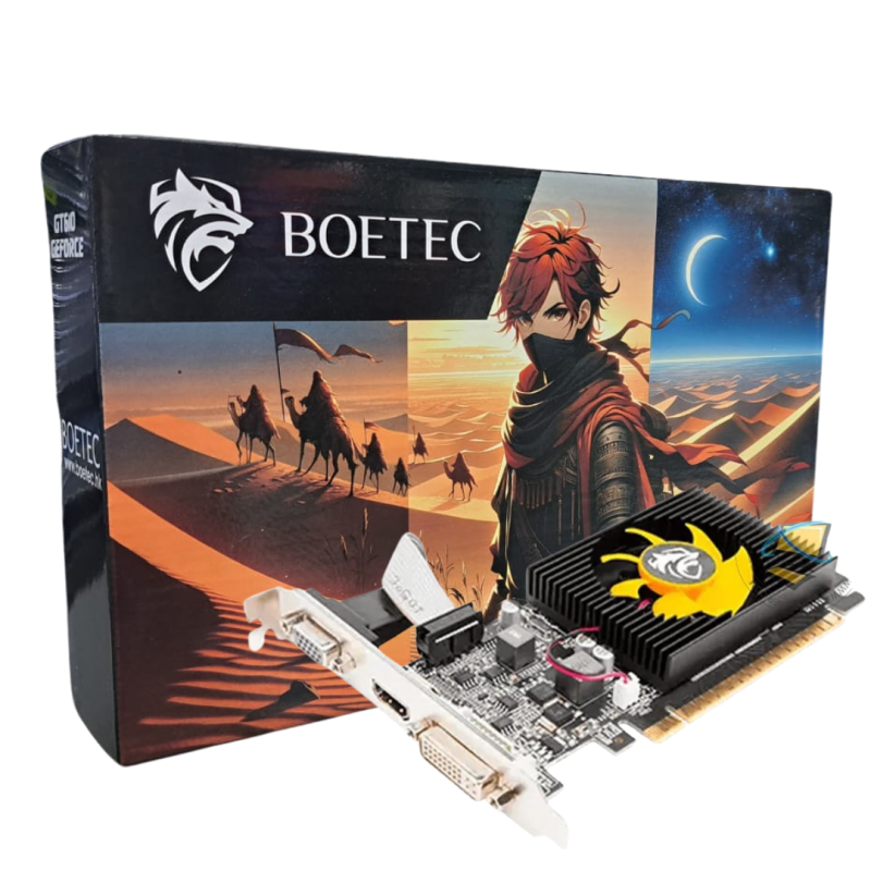 TARJETA DE VIDEO BOETEC GEFORCE GT610 2GB DDR3 64BITS CHIP NVIDIA