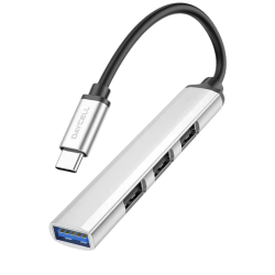 HUB TIPO C DAYCELL HB26 USB 3.0 Y 3 PUERTOS 2.0