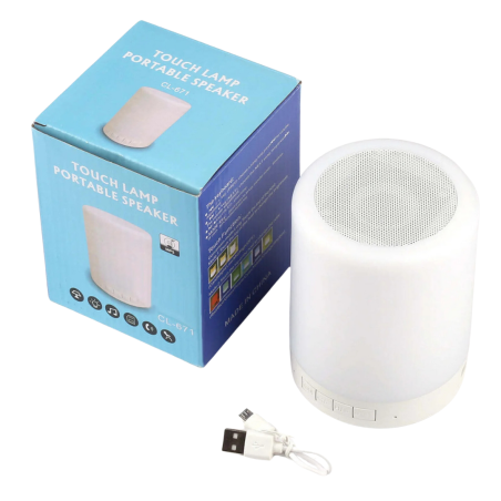 PARLANTE BLUETOOTH TOUCH LAMPARA  CL-617 RGB