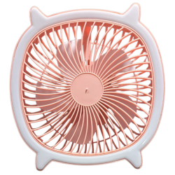 VENTILADOR DE MESA DGL-003 CON LUZ LED VELOCIDAD REGULABLE