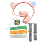 KIT TK702 AUDIFONO + SMAR WATCH ULTRA 2 BLUETOOTH CON 5 CORREAS