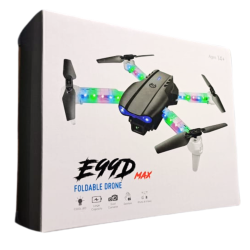 DRON PROFECIONAL E99D 2024 CON CAMARA HD, ILUMINACION RGB