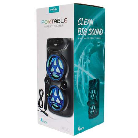 PARLANTE PORTATIL GREATNICE GTS-1777 BLUETOOTH + MICROFONO