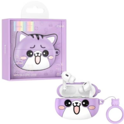 AUDIFONO HOCO EW48 TWS HEADSET BLUETOOTH CON FUNDA DE GATITO