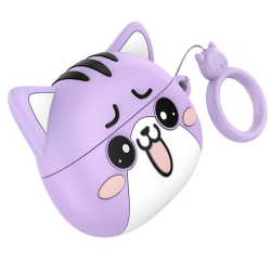 AUDIFONO HOCO EW48 TWS HEADSET BLUETOOTH CON FUNDA DE GATITO