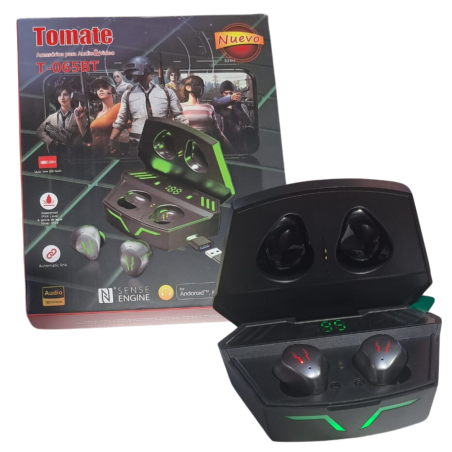 AUDÍFONOS  BLUETOOTH  5.0  TOMATE T-065BT