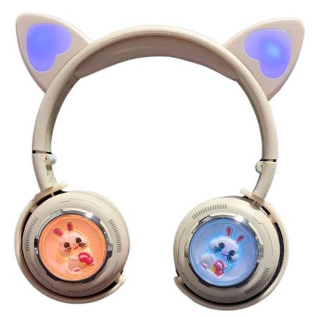 AUDIFONO BLUETOOTH ST781B MODELO CONEJO CON OREJITAS