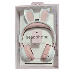 AUDIFONO BLUETOOTH VICHA CONEJITO KE-01 RGB