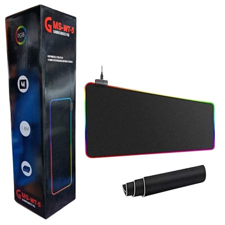 PAD MOUSE GAMER GMS-WT-5  XL RGB 40x90