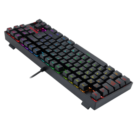 TECLADO GAMER REDRAGON KUMARA K552RGB BLACK RED SWITCH, ESPAÑOL