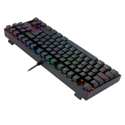 TECLADO GAMER REDRAGON KUMARA K552RGB BLACK RED SWITCH, ESPAÑOL