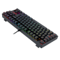 TECLADO GAMER REDRAGON KUMARA K552RGB BLACK RED SWITCH, ESPAÑOL
