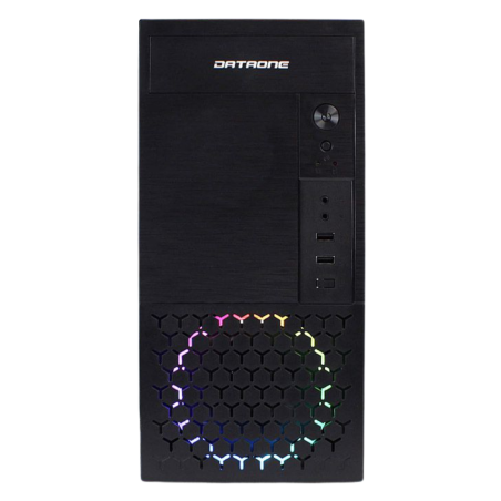 CASE MICRO ATX DATAONE STAR 501 600W FAN LED