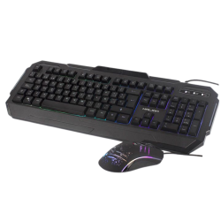 KIT TECLADO+MOUSE GAMER HALION TORNADO HA-818C RGB