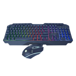 KIT TECLADO + MOUSE GAMER HALION SPARTAN HA-808C LED