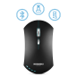 MOUSE INALAMBRICO MICRONICS  LOTUS 3 MIC M728 3M WIFI - BT- RECARGABLE CLICK SILENCIOSO