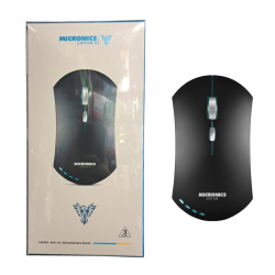 MOUSE INALAMBRICO MICRONICS  LOTUS 3 MIC M728 3M WIFI - BT- RECARGABLE CLICK SILENCIOSO